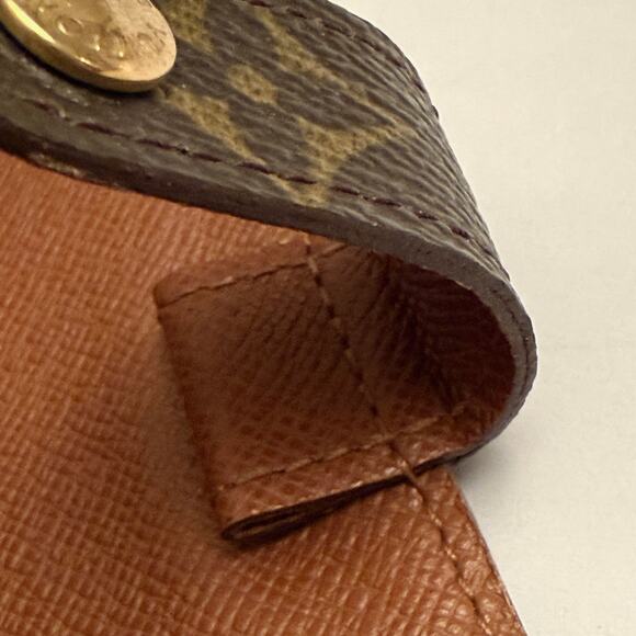 Louis Vuitton Monogram Agenda PM Notebook Cover Ring Wallet Passport Holder - Picture 11 of 13